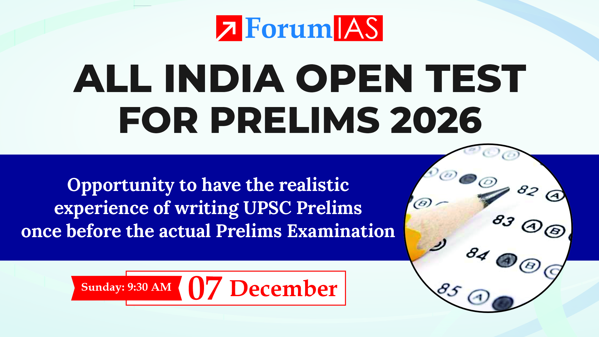 All India Open Test for Prelims 2026
